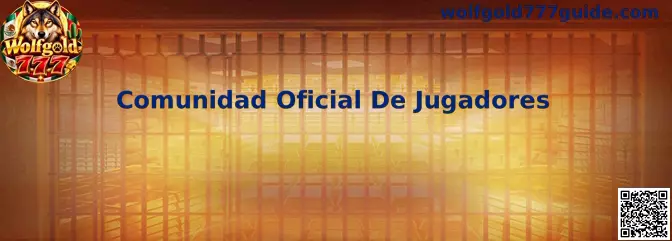 Imagen informativa sobre la Comunidad Oficial De Jugadores de Wolfgold 777