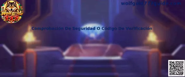 Comprobación De Seguridad O Código De Verificación en Wolfgold 777