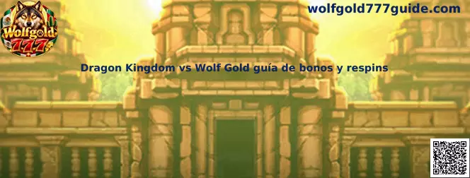 Ilustración temática de la guía comparativa de Dragon Kingdom y Wolf Gold